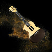 Carregar imagem no visualizador da galeria, Populele U1 23 inch 4-snarige slimme ukelele met APP-gestuurde LED-lamp Bluetooth Connect-cadeau