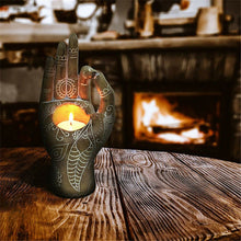 Carregar imagem no visualizador da galeria, Buda castiçal mão mudra