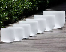 Carregar imagem no visualizador da galeria, Taças de cristal 7-12 polegadas conjunto de 7 peças CDEFGAB com saco.