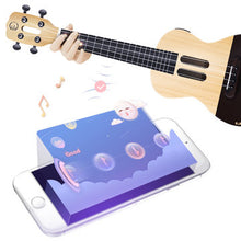 Carregar imagem no visualizador da galeria, Populele U1 23 inch 4-snarige slimme ukelele met APP-gestuurde LED-lamp Bluetooth Connect-cadeau
