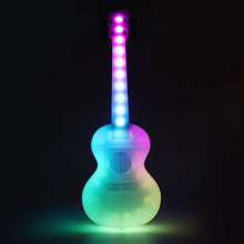 Carregar imagem no visualizador da galeria, SOLO 23 Inch Concert Unieke LED-verlichting Slimme ukelele Anti-gebroken polycarbonaat ukelele met tas
