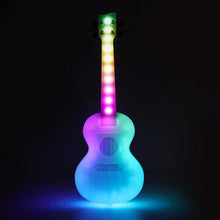 Carregar imagem no visualizador da galeria, SOLO 23 Inch Concert Unieke LED-verlichting Slimme ukelele Anti-gebroken polycarbonaat ukelele met tas
